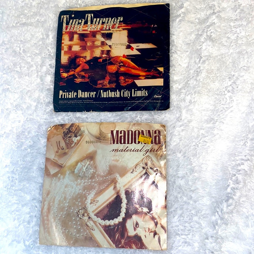 🌸Madonna & Tina Turner Vinyl records🌸